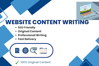 write engaging SEO friendly website and blog content