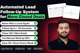 build an automated gohighlevel and n8n lead follow up system