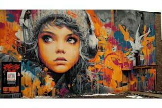 design graffiti designs, murals and wall arts