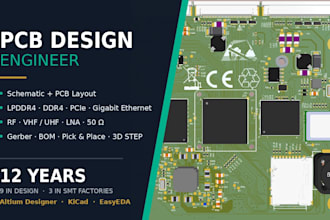 design schematic and high speed, rf pcb layout