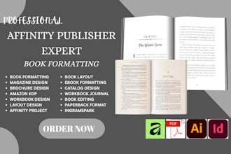 do developmental book editing, publish your manuscript, affinity publisher