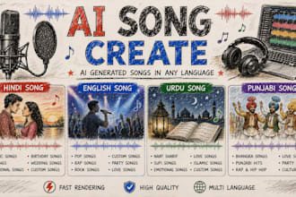 professional ai music and song production
