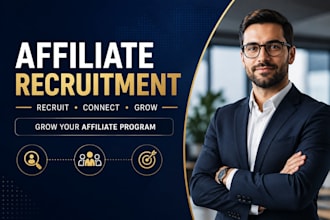 recruit affiliate and promote affiliate program