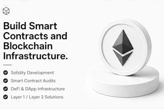 develop defi and blockchain infrastructure