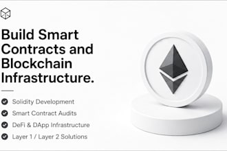 develop defi and blockchain infrastructure