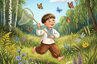 children book illustration and children book illustration