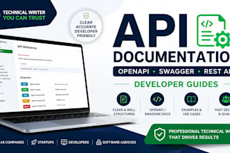 write API documentation openapi  swagger docs and developer guides