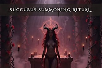 cast a djinn pact custom spell, black magic ritual and succubus summoning ritual