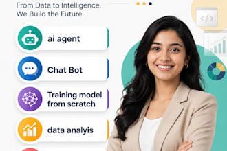 build ai agent, create chatbot, fine tune model, clean data, train model