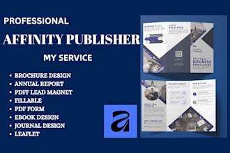design workbook journal, catalog, magazine, brochure, affinity publisher