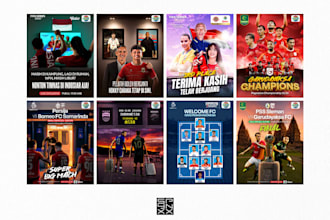 design professional sports social media graphics