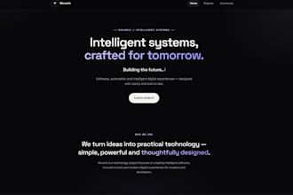 develop a custom website with advanced features