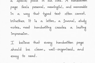write anything with my beautiful handwriting