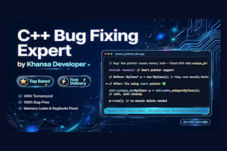 debug fix bugs and solve errors in c plus plus code