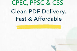 provide handwritten cpec and ppsc notes in PDF