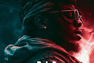 design custom rap album cover art for hip hop, trap, drill and underground