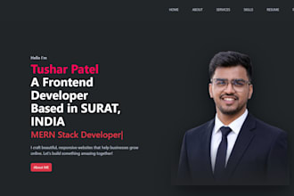 build a responsive website using HTML, CSS, bootstrap and javascript