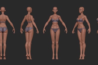 build custom virtual fashion avatars for second life 3dmodels imvu bento rigging