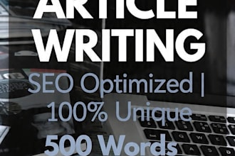 write SEO articles blog posts and website content