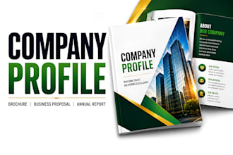 design a professional company profile