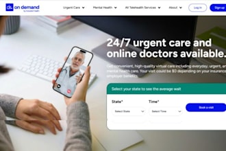 design wix telehealth website hippa complaint telemedicine website