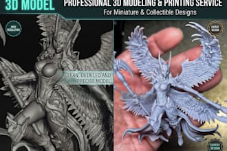 3d sculpt miniatures,figurine,toy,dnd, collectible for tabletop games,3dprinting