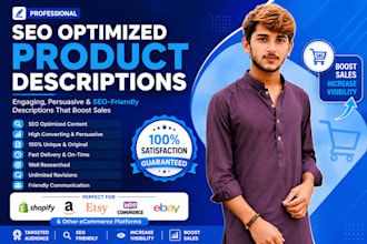 seo products discriptions for shopify amazon