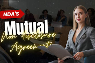 draft a professional mutual non disclosure agreement nda