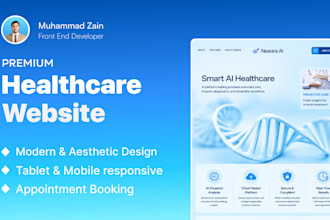 design a custom medical and healthcare website