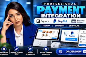 integrate square pos, payment gateway and paypal payments