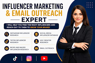 influencer marketing, influencer research and email outreach