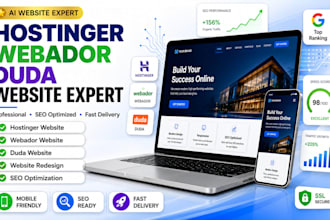 develop hostinger website design redesign webador duda website hostinger seo