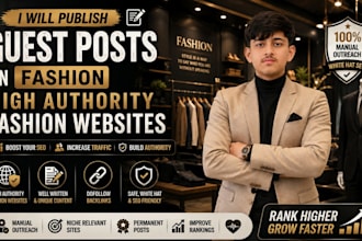 publish your article on fashion blogs with backlinks