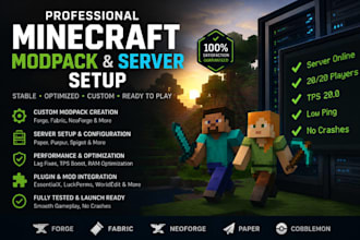 create fix optimize modpack minecraft forge cobblemon palworld server setup menu