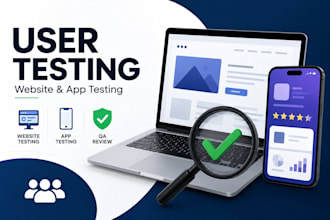 do app testing and website testing or QA review ui UX, ios, andriod user testing