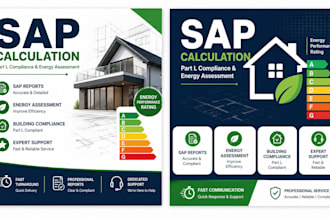 provide sap calculations, for building regulations compliance