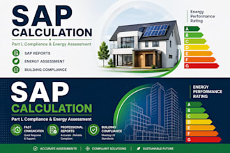provide sap calculations, for building regulations compliance