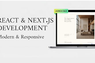 design a luxury interior design or architecture website