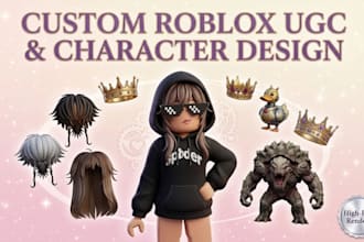 create roblox 3d model character avatar ugc accessory outfit head pants hair