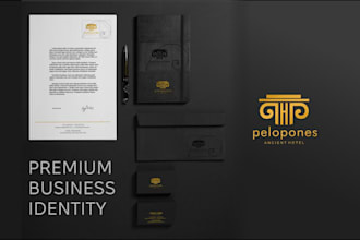 design modern minimalist logo and brand identity