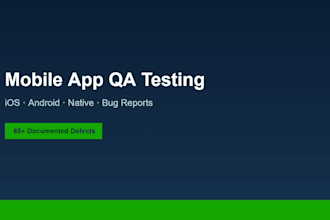 manually QA test your ios or android app with detailed bug reports