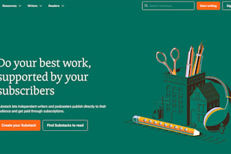 promote your substack page to live audience for viral growth
