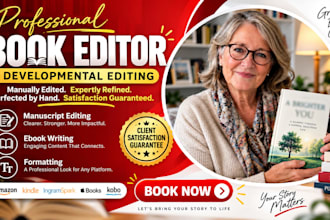 developmental edit your nonfiction or self help book for amazon KDP