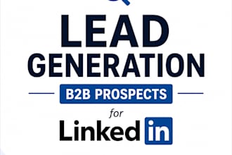 do linkedin lead generation and b2b prospect list building