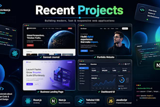 build a modern responsive react js website