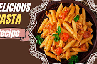 design eye catching cooking youtube thumbnails
