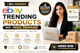 research trending ebay products with high demand