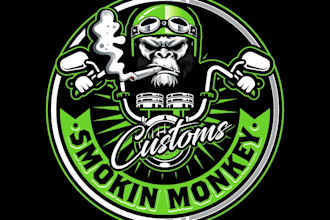 design awesome monkey logo