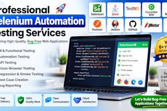 automate your website using selenium java
