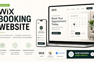 create wix booking website acuity scheduling, integrate calendly in wix website